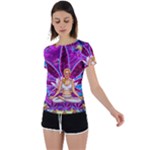 Psychedelic Meditation  CBDOilPrincess  71bfb2da-e92a-4d84-8ee3-468fa9cd04c2 Back Circle Cutout Sports Tee