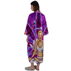 Maxi Satin Kimono 