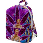 Psychedelic Meditation  CBDOilPrincess  71bfb2da-e92a-4d84-8ee3-468fa9cd04c2 Zip Up Backpack
