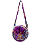 Psychedelic Meditation  CBDOilPrincess  71bfb2da-e92a-4d84-8ee3-468fa9cd04c2 Crossbody Circle Bag