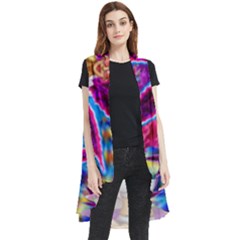 Sleeveless Chiffon Waistcoat Shirt 