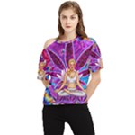Psychedelic Meditation  CBDOilPrincess  71bfb2da-e92a-4d84-8ee3-468fa9cd04c2 One Shoulder Cut Out Tee