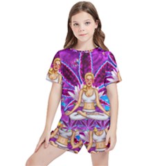 Kids  T-Shirt And Sports Shorts Set 