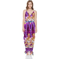 Sleeveless Tie Ankle Chiffon Jumpsuit 