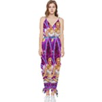 Psychedelic Meditation  CBDOilPrincess  71bfb2da-e92a-4d84-8ee3-468fa9cd04c2 Sleeveless Tie Ankle Jumpsuit