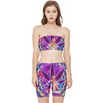 Psychedelic Meditation  CBDOilPrincess  71bfb2da-e92a-4d84-8ee3-468fa9cd04c2 Stretch Shorts and Tube Top Set