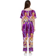 Batwing Lightweight Chiffon Jumpsuit 