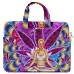 Psychedelic Meditation  CBDOilPrincess  71bfb2da-e92a-4d84-8ee3-468fa9cd04c2 MacBook Pro Double Pocket Laptop Bag (Large)