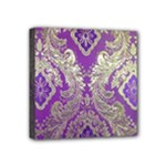 Purple & Gold  CBDOilPrincess E70d1a7c-502f-48a3-839e-eea25bfe4633 Mini Canvas 4  x 4  (Stretched)