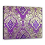 Purple & Gold  CBDOilPrincess E70d1a7c-502f-48a3-839e-eea25bfe4633 Canvas 20  x 16  (Stretched)