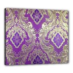 Purple & Gold  CBDOilPrincess E70d1a7c-502f-48a3-839e-eea25bfe4633 Canvas 24  x 20  (Stretched)