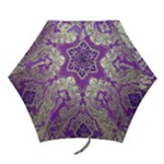 Purple & Gold  CBDOilPrincess E70d1a7c-502f-48a3-839e-eea25bfe4633 Mini Folding Umbrellas