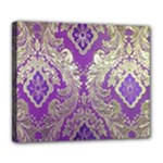 Purple & Gold  CBDOilPrincess E70d1a7c-502f-48a3-839e-eea25bfe4633 Deluxe Canvas 24  x 20  (Stretched)