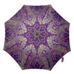Purple & Gold  CBDOilPrincess E70d1a7c-502f-48a3-839e-eea25bfe4633 Hook Handle Umbrellas (Large)