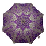 Purple & Gold  CBDOilPrincess E70d1a7c-502f-48a3-839e-eea25bfe4633 Hook Handle Umbrellas (Small)
