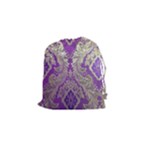 Purple & Gold  CBDOilPrincess E70d1a7c-502f-48a3-839e-eea25bfe4633 Drawstring Pouch (Small)
