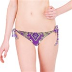 Purple & Gold  CBDOilPrincess E70d1a7c-502f-48a3-839e-eea25bfe4633 Bikini Bottom