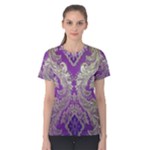 Purple & Gold  CBDOilPrincess E70d1a7c-502f-48a3-839e-eea25bfe4633 Women s Cotton Tee