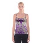 Purple & Gold  CBDOilPrincess E70d1a7c-502f-48a3-839e-eea25bfe4633 Spaghetti Strap Top