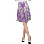 Purple & Gold  CBDOilPrincess E70d1a7c-502f-48a3-839e-eea25bfe4633 A-Line Skirt