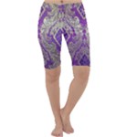Purple & Gold  CBDOilPrincess E70d1a7c-502f-48a3-839e-eea25bfe4633 Cropped Leggings 