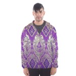 Purple & Gold  CBDOilPrincess E70d1a7c-502f-48a3-839e-eea25bfe4633 Men s Hooded Windbreaker
