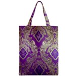 Purple & Gold  CBDOilPrincess E70d1a7c-502f-48a3-839e-eea25bfe4633 Zipper Classic Tote Bag