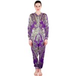 Purple & Gold  CBDOilPrincess E70d1a7c-502f-48a3-839e-eea25bfe4633 OnePiece Jumpsuit (Ladies) 