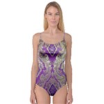 Purple & Gold  CBDOilPrincess E70d1a7c-502f-48a3-839e-eea25bfe4633 Camisole Leotard 