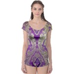 Purple & Gold  CBDOilPrincess E70d1a7c-502f-48a3-839e-eea25bfe4633 Boyleg Leotard 