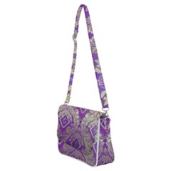 Shoulder Bag with Back Zipper 