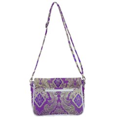 Shoulder Bag with Back Zipper 