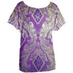 Purple & Gold  CBDOilPrincess E70d1a7c-502f-48a3-839e-eea25bfe4633 Women s Oversized Tee