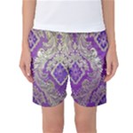 Purple & Gold  CBDOilPrincess E70d1a7c-502f-48a3-839e-eea25bfe4633 Women s Basketball Shorts