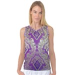 Purple & Gold  CBDOilPrincess E70d1a7c-502f-48a3-839e-eea25bfe4633 Women s Basketball Tank Top