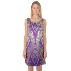 Sleeveless Satin Nightdress 