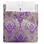 Purple & Gold  CBDOilPrincess E70d1a7c-502f-48a3-839e-eea25bfe4633 Duvet Cover Double Side (Queen Size)