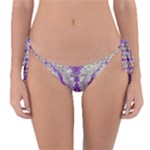 Purple & Gold  CBDOilPrincess E70d1a7c-502f-48a3-839e-eea25bfe4633 Reversible Bikini Bottom