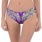 Purple & Gold  CBDOilPrincess E70d1a7c-502f-48a3-839e-eea25bfe4633 Reversible Classic Bikini Bottoms