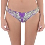 Purple & Gold  CBDOilPrincess E70d1a7c-502f-48a3-839e-eea25bfe4633 Reversible Hipster Bikini Bottoms