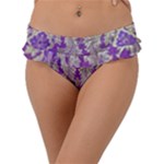 Purple & Gold  CBDOilPrincess E70d1a7c-502f-48a3-839e-eea25bfe4633 Frill Bikini Bottom