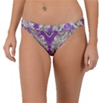 Purple & Gold  CBDOilPrincess E70d1a7c-502f-48a3-839e-eea25bfe4633 Band Bikini Bottom