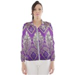 Purple & Gold  CBDOilPrincess E70d1a7c-502f-48a3-839e-eea25bfe4633 Women s Windbreaker