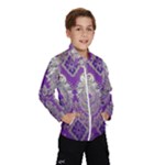 Purple & Gold  CBDOilPrincess E70d1a7c-502f-48a3-839e-eea25bfe4633 Kids  Windbreaker