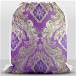 Purple & Gold  CBDOilPrincess E70d1a7c-502f-48a3-839e-eea25bfe4633 Drawstring Bag (Large)