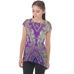 Cap Sleeve High Low Top 