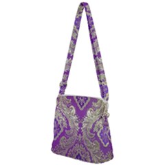 Zipper Messenger Bag 