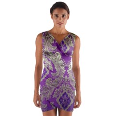 Wrap Front Bodycon Dress 