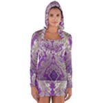 Purple & Gold  CBDOilPrincess E70d1a7c-502f-48a3-839e-eea25bfe4633 Long Sleeve Hooded T-shirt