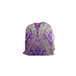 Purple & Gold  CBDOilPrincess E70d1a7c-502f-48a3-839e-eea25bfe4633 Drawstring Pouch (XS)